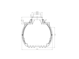 Watertank - Inclusief lip afdichting - 5300 L