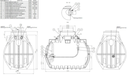 Watertank - Inclusief overstort, korffilter en klein dier bescherming  - 4000 L