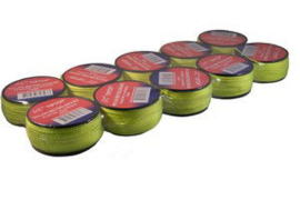 Metseldraad nylon 1 MM fel geel - 50 M