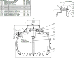 Watertank - Inclusief filter en overstort - 4000 L