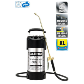 Gloria Drukspuit 505T RVS - 5 L