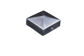 Paalornament aluminium punt - 71 mm