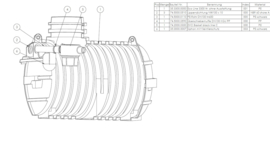Watertank - 3300 L - Incl. korffilter