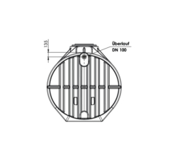 Watertank - Inclusief korffilter - 12500 L