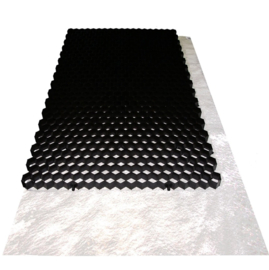 Trudigravel grindplaat 120x80x3 cm - zwart