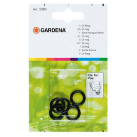 Gardena O-ringen 9 mm - 5 stuks