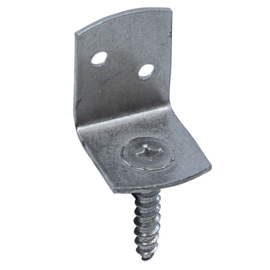 L-vlechtschermsteun RVS