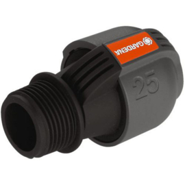 Gardena sprinkler verbindingsstuk 25 mm x 1"buitendraad