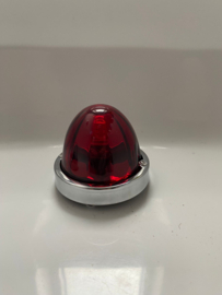 Melonlight rood met glazen lens en bollamp