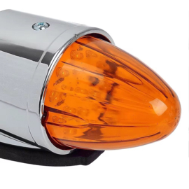 LED torpedo lamp chrome