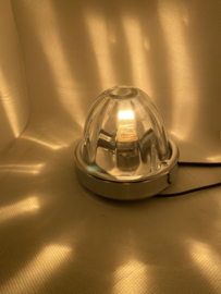 Melonlight wit met glazen lens en bollamp