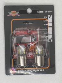 LED 5Watt 10-30V 2STUKS ICE WIT