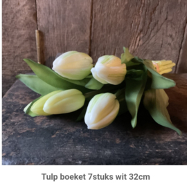 Bosje Kunsttulpen Wit