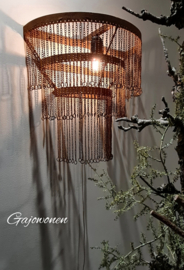 Stoere Wandlamp Kettinkjes Roest