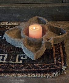 Authentiek Houten Schaaltje Hoffz