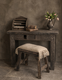 Old Farm Sitetable met Schuiflaadje