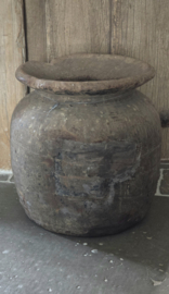 Authentieke Houten Pot van Hoffz