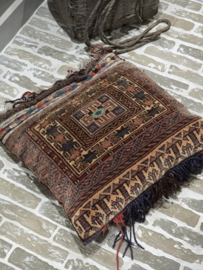 Vintage Kussen met Franje Oneofakind 50 x 50 cm