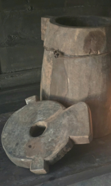 Houten Pot met Deksel