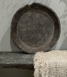 Oude Houten Schaal Hoffz