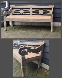 Authentieke Houten Stationsbank