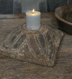 Oude Houten Vierkante Poer