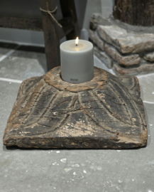 Oude Houten Vierkante Poer