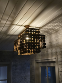 Hanglamp Kleine Schijfjes Rechthoek Roest