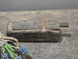 Oude Houten Spicebox met Schuifje