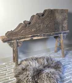 Uniek Authentiek Houten Ornament