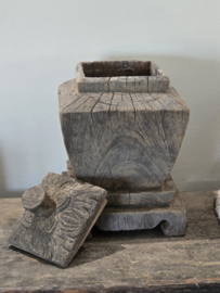 Oude Houten Sieradenbox