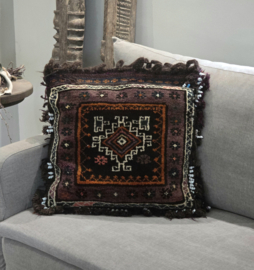 Vintage Kussen met Kralen Oneofakind 60 x 60