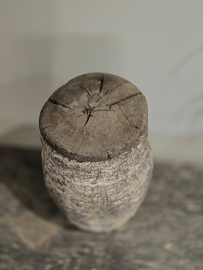 Authentieke Chinese Vismand  met Houten Deksel  S