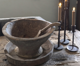 Houten Vijzel van Hoffz