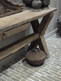 Sitetable met X Poot