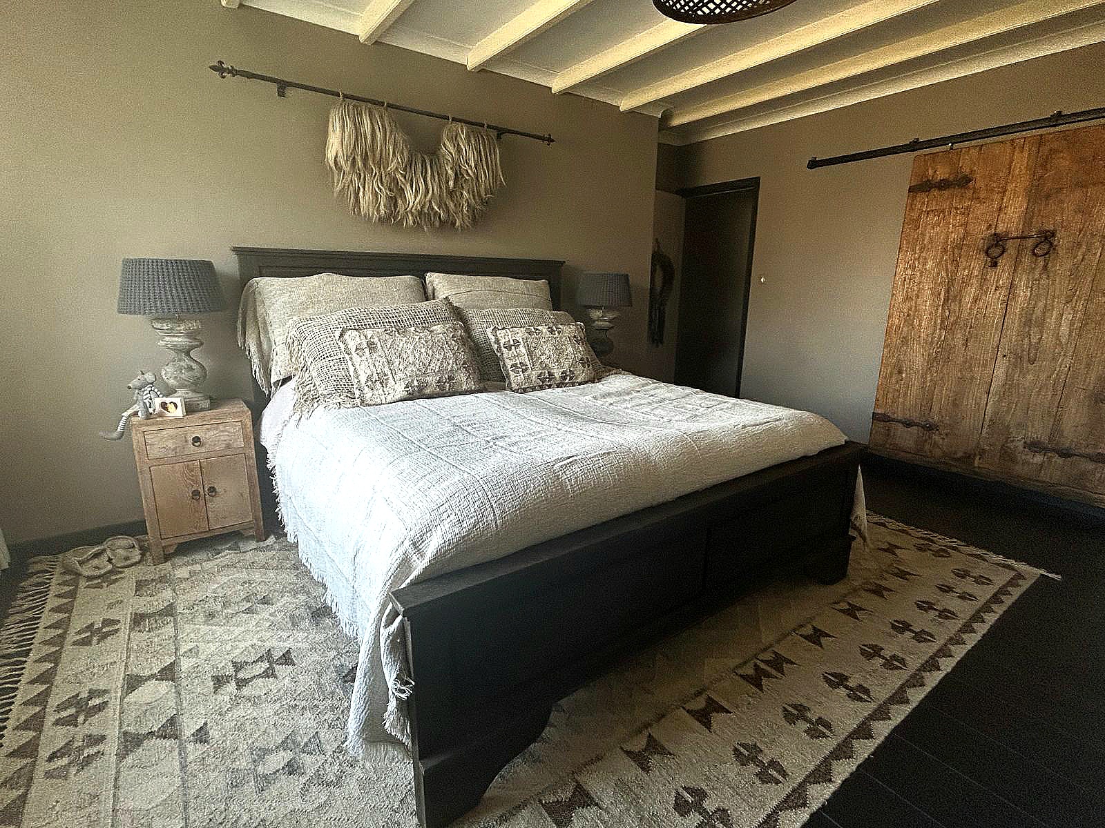 Houten Bed Brit 1.80 x 2mtr Antique