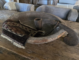Oude Robuuste Houten Schaal Hoffz