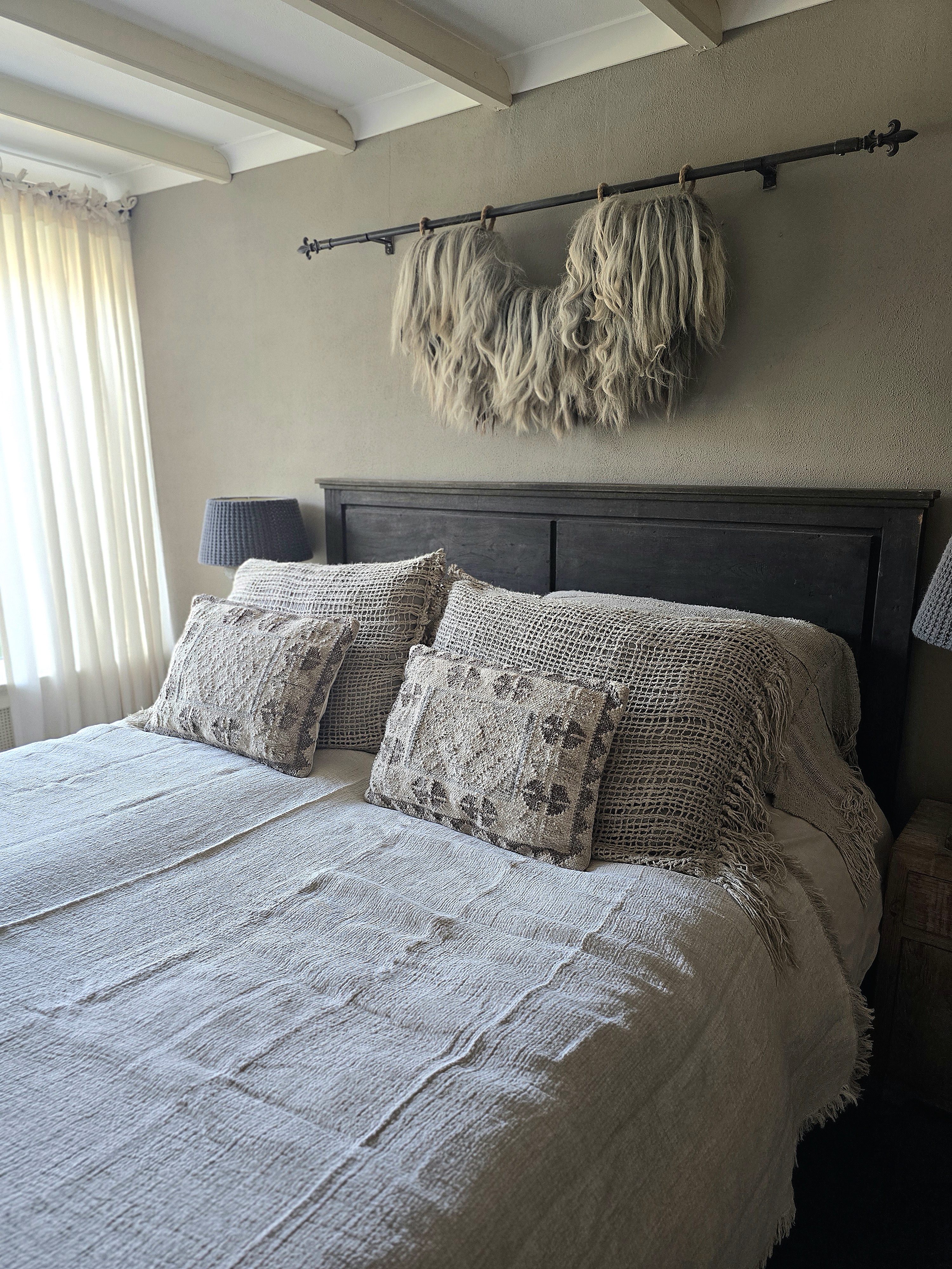 Houten Bed Brit 1.80 x 2mtr Antique