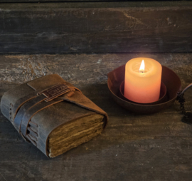 Lederen Notitieboek van Hoffz 8 x 10 cm