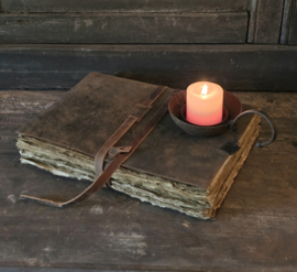 Lederen Notitieboekje van Hoffz 22 x28 cm