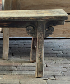Oud Houten Chinees Bankje