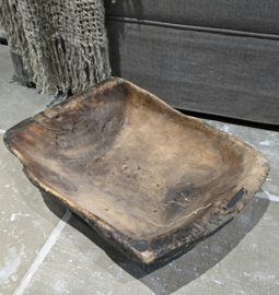 Doorleefde Oude Houten Noodlesschaal