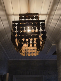 Hanglamp Kleine Schijfjes Rechthoek Roest