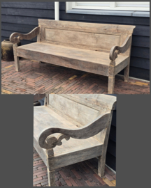 Authentieke Houten Stationsbank