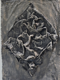 Kalkverfdoek met Ornament