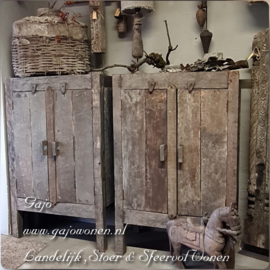 Oud Houten Kabinet Old Farmcollectie Aura Peeperkorn