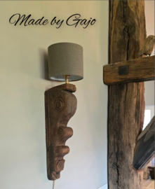 Ornament Wandlamp met Kapje Herfstkleur Van Aura Peeperkorn