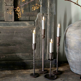 IJzeren Kandelaar Roest Hoffz Dusk Cross hoog 40 cm