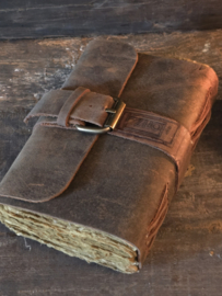 Lederen Notitieboekje van Hoffz 10 x 15 cm