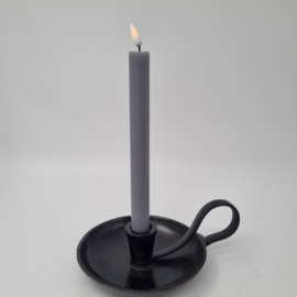 Diner candle real flame grey